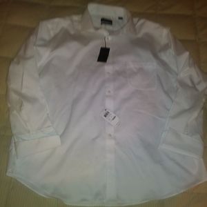 NWT! Men's White Tasso Elba Dress Shirt